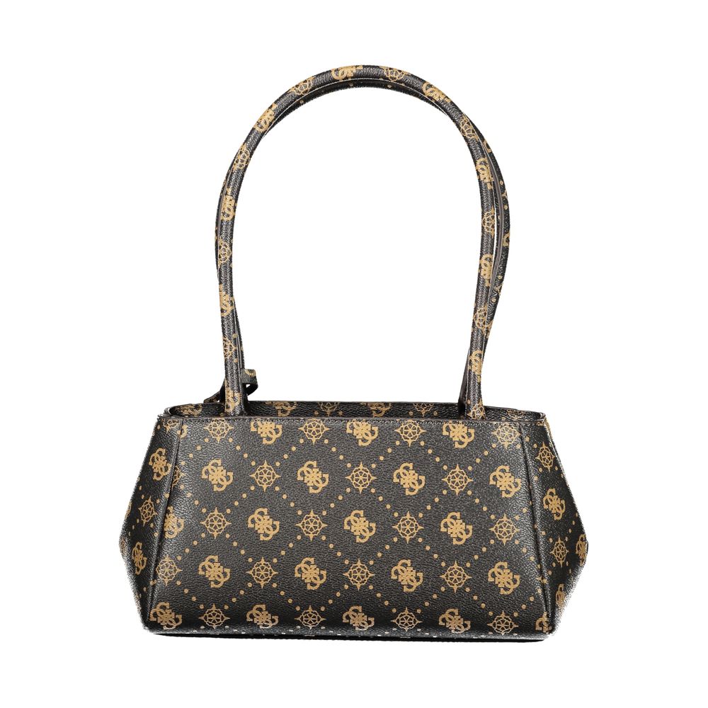 Guess Jeans Marrone Poliuretano Women Handbag - HBPS Beauty & Fashion
