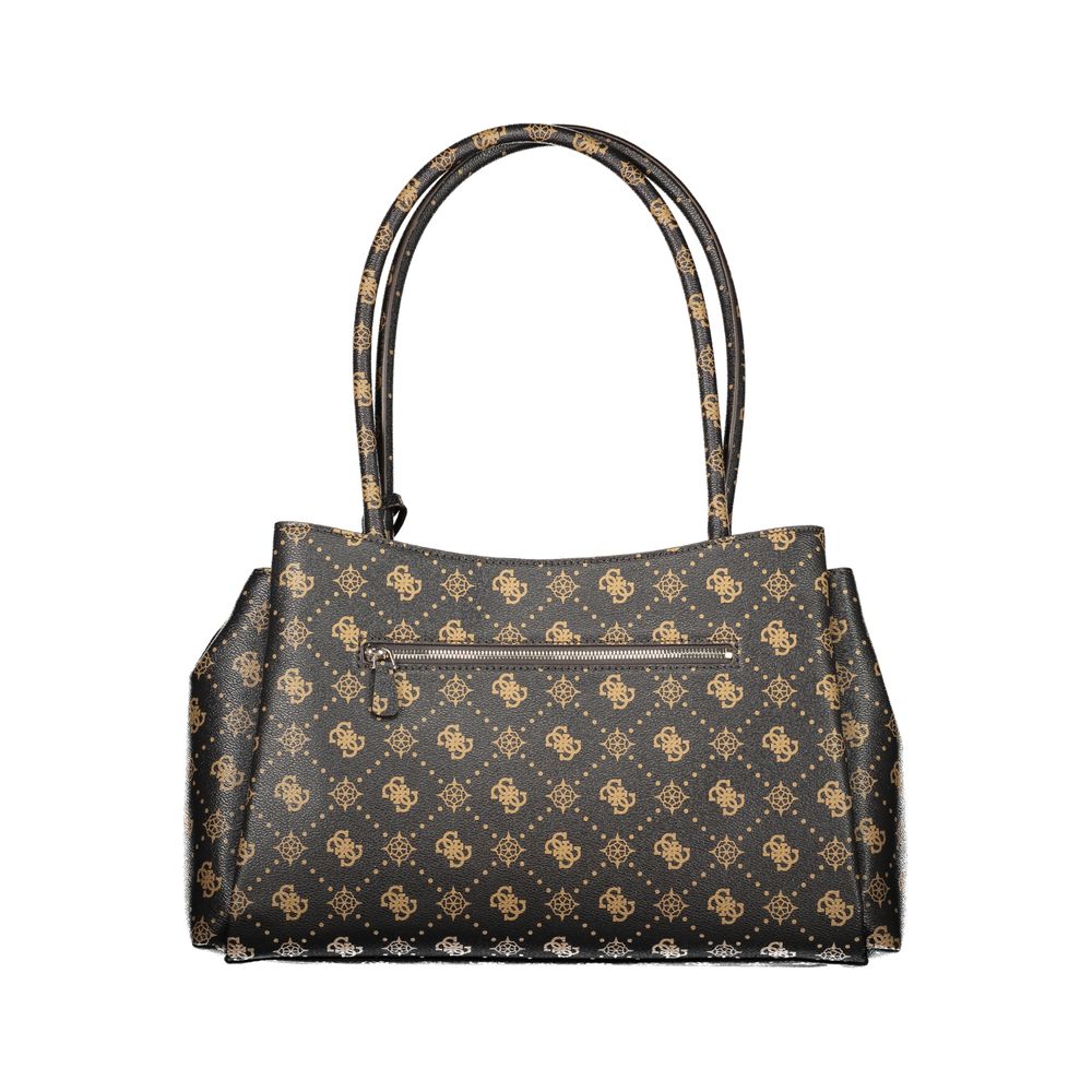 Guess Jeans Marrone Poliuretano Women Handbag - HBPS Beauty & Fashion