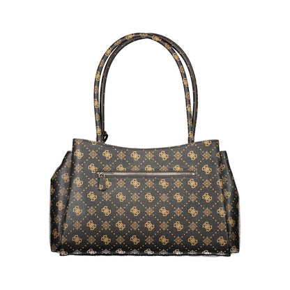 Guess Jeans Marrone Poliuretano Women Handbag - HBPS Beauty & Fashion