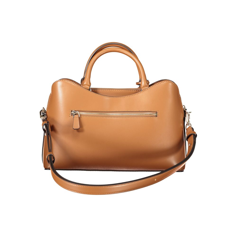 Guess Jeans Marrone Poliuretano Women Handbag - HBPS Beauty & Fashion