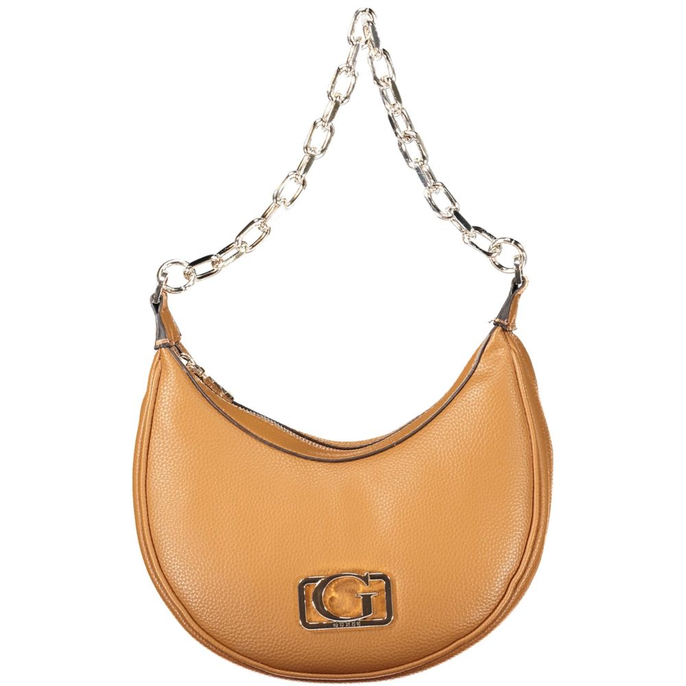 Guess Jeans Marrone Poliuretano Women Handbag - HBPS Beauty & Fashion