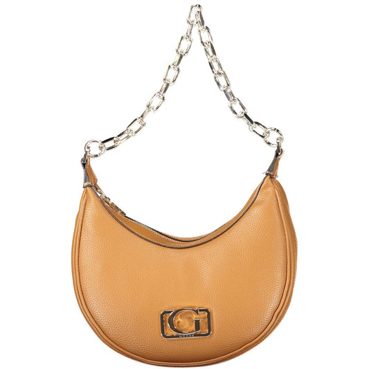 Guess Jeans Marrone Poliuretano Women Handbag - HBPS Beauty & Fashion