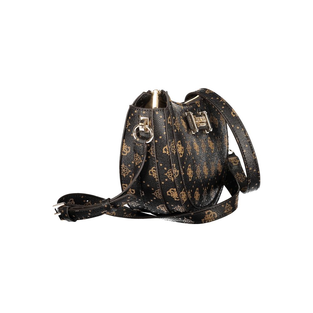 Guess Jeans Marrone Poliuretano Women Handbag - HBPS Beauty & Fashion