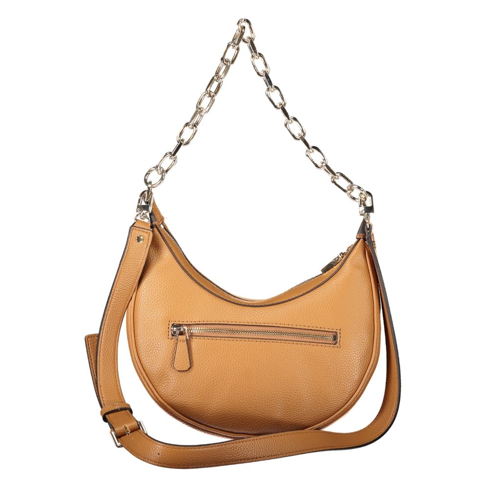 Guess Jeans Marrone Poliuretano Women Handbag - HBPS Beauty & Fashion