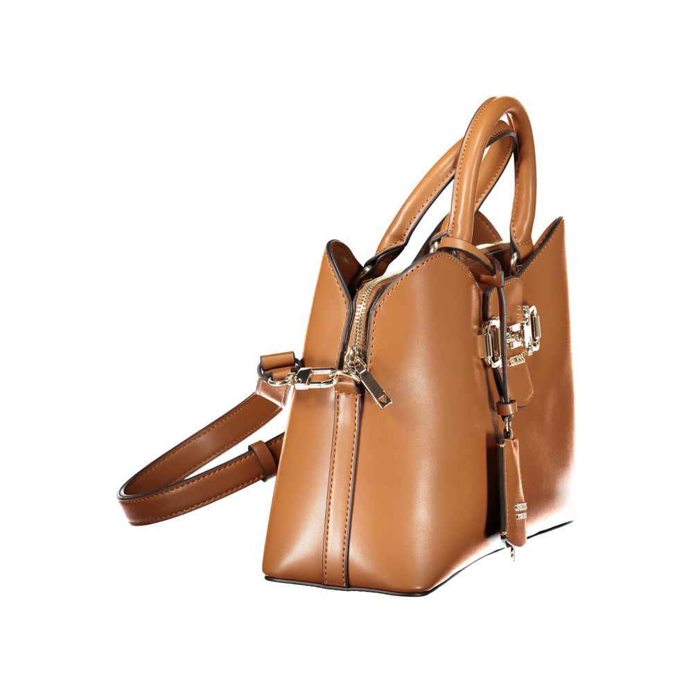 Guess Jeans Marrone Poliuretano Women Handbag - HBPS Beauty & Fashion