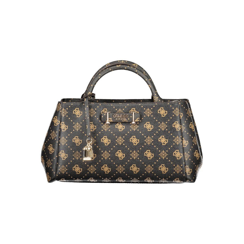 Guess Jeans Marrone Poliuretano Women Handbag - HBPS Beauty & Fashion
