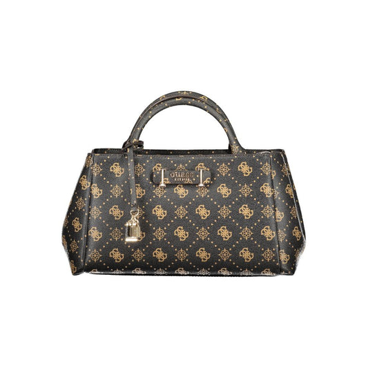 Guess Jeans Marrone Poliuretano Women Handbag - HBPS Beauty & Fashion
