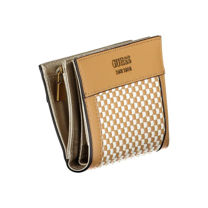 Guess Jeans Marrone Poliuretano Women Wallet - HBPS Beauty & Fashion