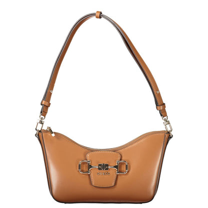Guess Jeans Marrone Polyurethane Women Handbag - HBPS Beauty & Fashion