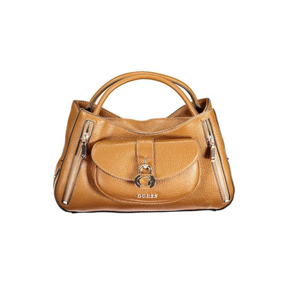 Guess Jeans Marrone Polyurethane Women Handbag - HBPS Beauty & Fashion