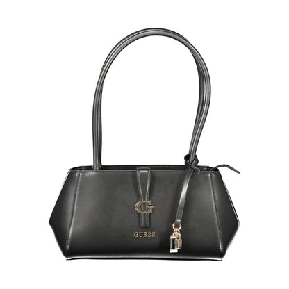 Guess Jeans Nero Poliuretano Donna Shoulder Bag - HBPS Beauty & Fashion