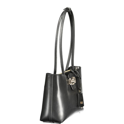 Guess Jeans Nero Poliuretano Woman Handbag - HBPS Beauty & Fashion