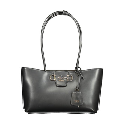 Guess Jeans Nero Poliuretano Woman Handbag - HBPS Beauty & Fashion