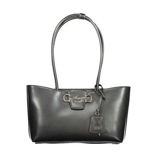 Guess Jeans Nero Poliuretano Woman Handbag - HBPS Beauty & Fashion