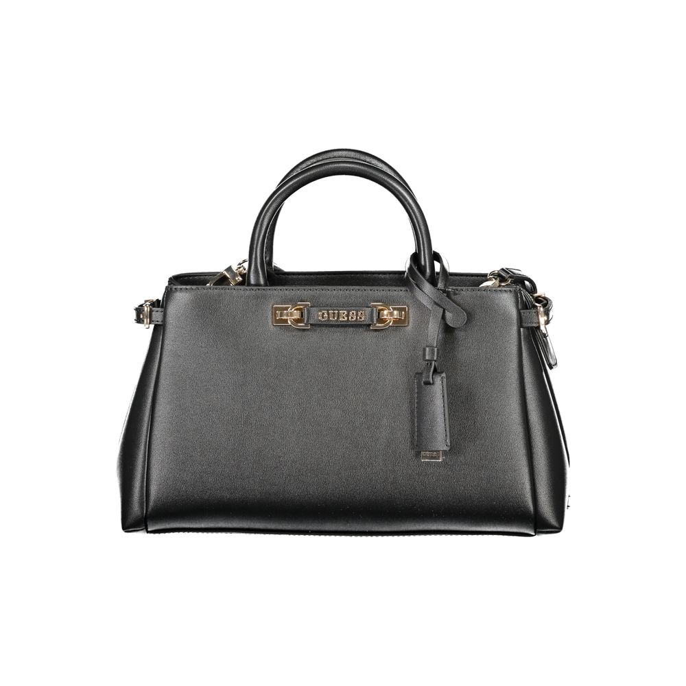 Guess Jeans Nero Poliuretano Women Handbag - HBPS Beauty & Fashion