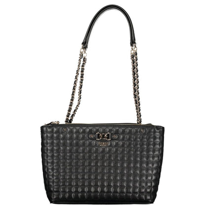 Guess Jeans Nero Poliuretano Women Handbag - HBPS Beauty & Fashion