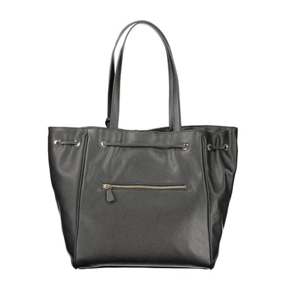 Guess Jeans Nero Poliuretano Women Handbag - HBPS Beauty & Fashion