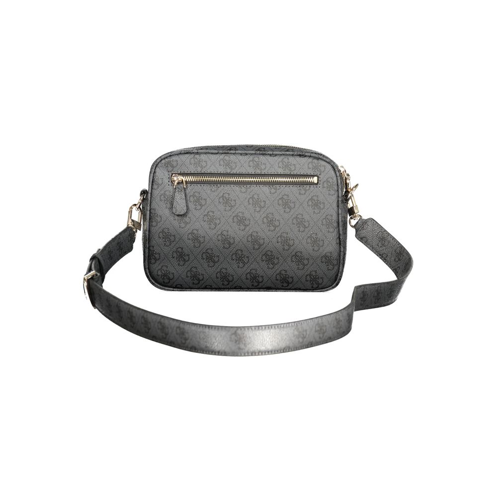 Guess Jeans Nero Poliuretano Women Handbag - HBPS Beauty & Fashion