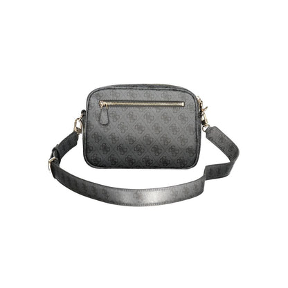 Guess Jeans Nero Poliuretano Women Handbag - HBPS Beauty & Fashion