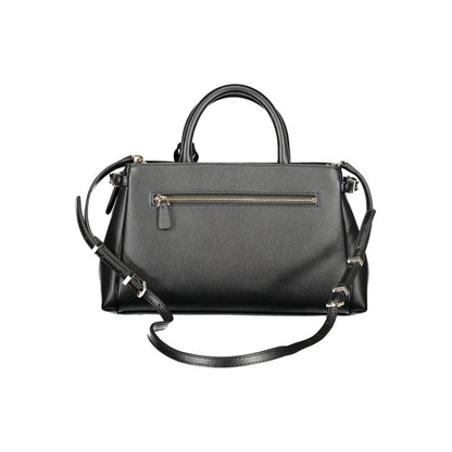 Guess Jeans Nero Poliuretano Women Handbag - HBPS Beauty & Fashion