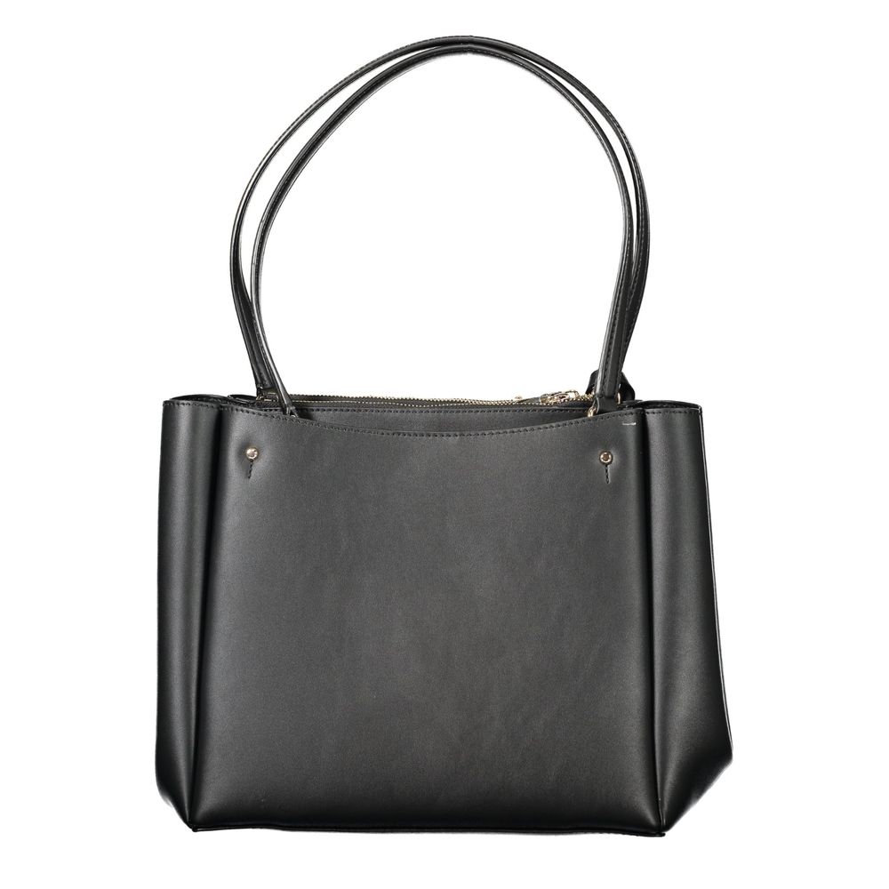 Guess Jeans Nero Poliuretano Women Handbag - HBPS Beauty & Fashion