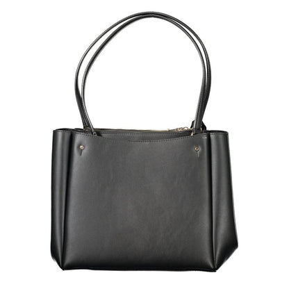 Guess Jeans Nero Poliuretano Women Handbag - HBPS Beauty & Fashion