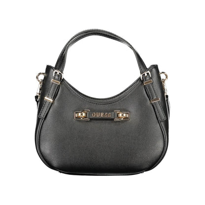Guess Jeans Nero Poliuretano Women Handbag - HBPS Beauty & Fashion