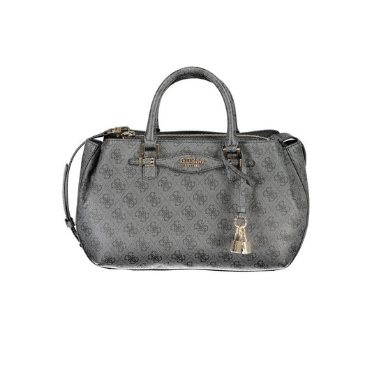 Guess Jeans Nero Poliuretano Women Handbag - HBPS Beauty & Fashion