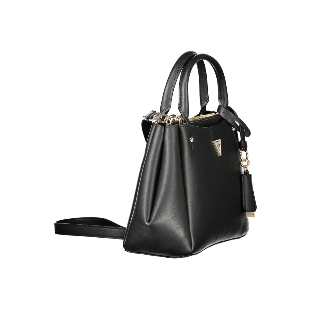 Guess Jeans Nero Poliuretano Women Handbag - HBPS Beauty & Fashion