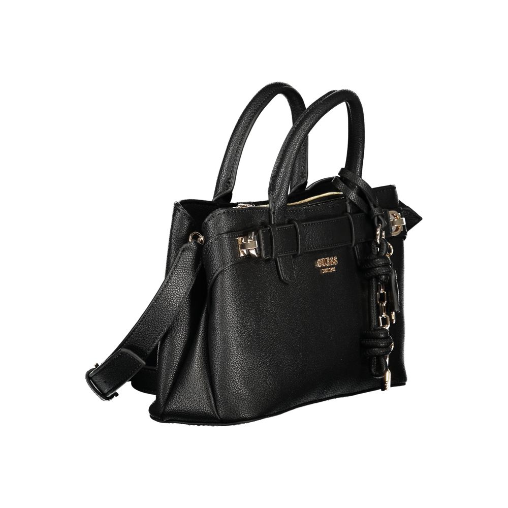 Guess Jeans Nero Poliuretano Women Handbag - HBPS Beauty & Fashion
