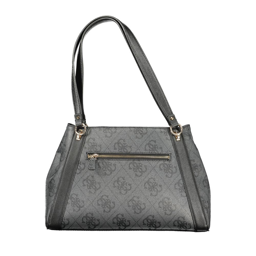 Guess Jeans Nero Poliuretano Women Handbag - HBPS Beauty & Fashion