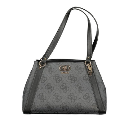 Guess Jeans Nero Poliuretano Women Handbag - HBPS Beauty & Fashion