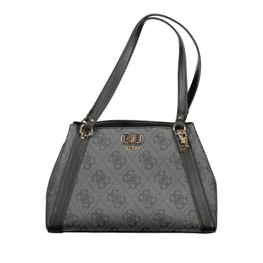 Guess Jeans Nero Poliuretano Women Handbag - HBPS Beauty & Fashion