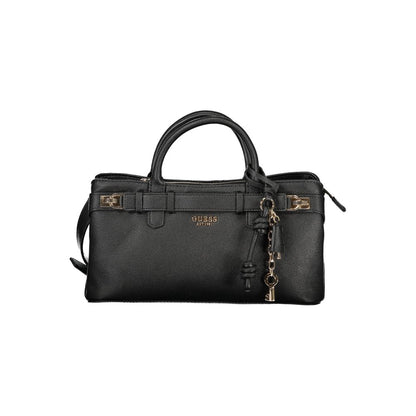 Guess Jeans Nero Poliuretano Women Handbag - HBPS Beauty & Fashion