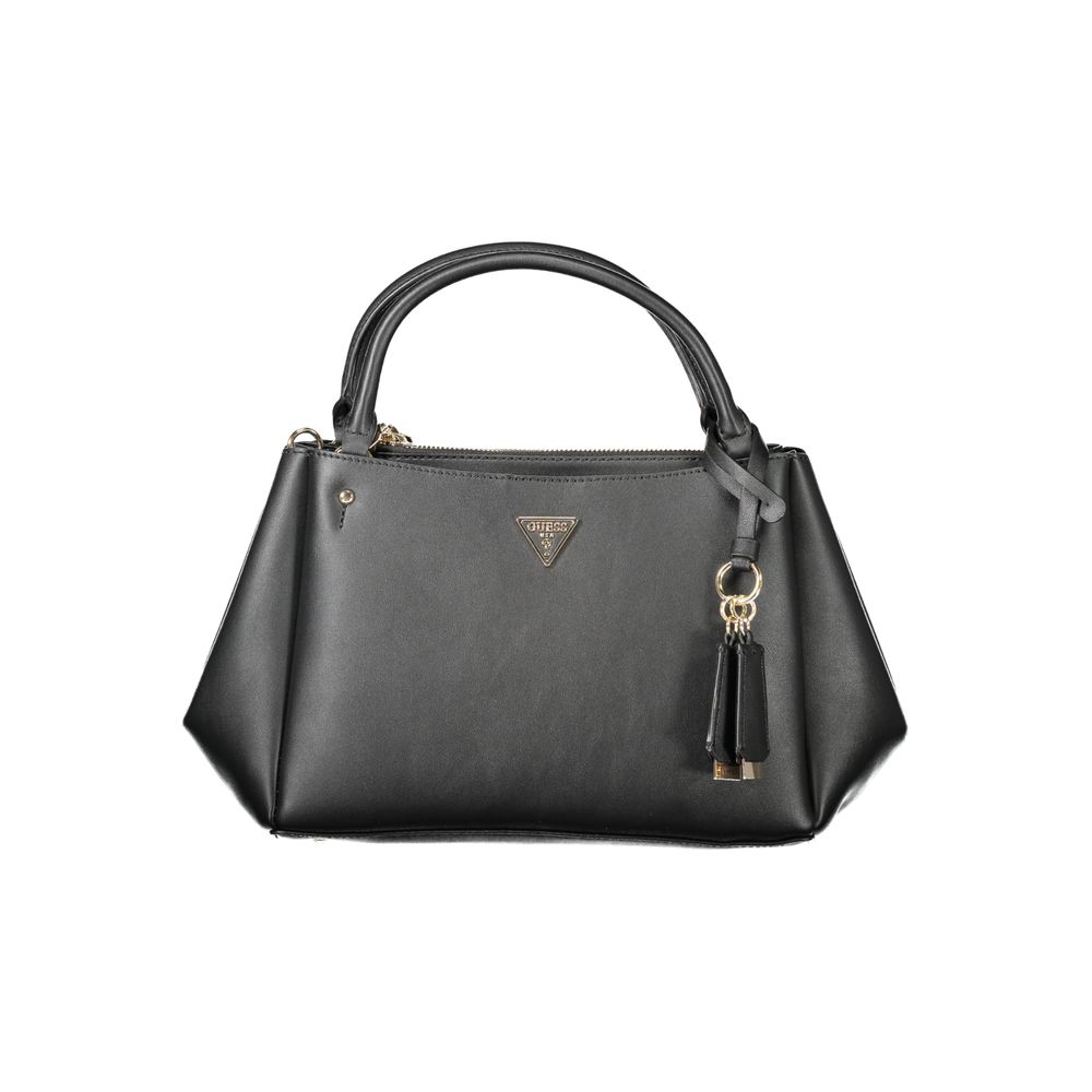 Guess Jeans Nero Poliuretano Women Handbag - HBPS Beauty & Fashion