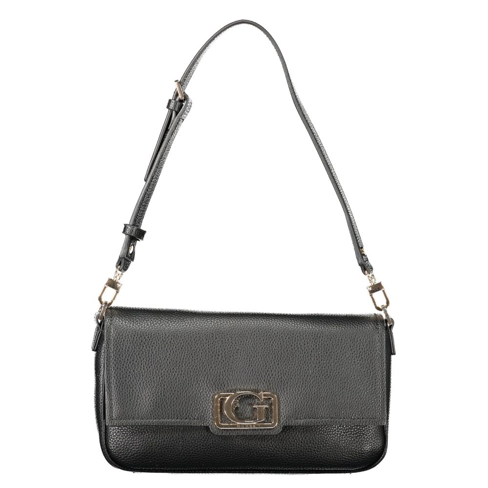 Guess Jeans Nero Poliuretano Women Handbag - HBPS Beauty & Fashion
