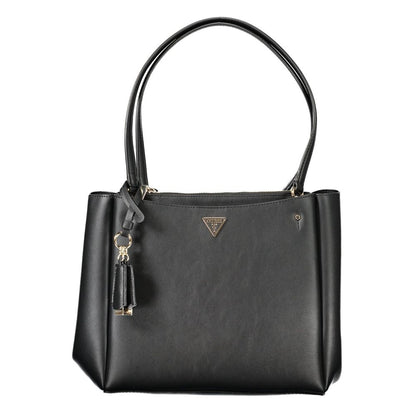 Guess Jeans Nero Poliuretano Women Handbag - HBPS Beauty & Fashion