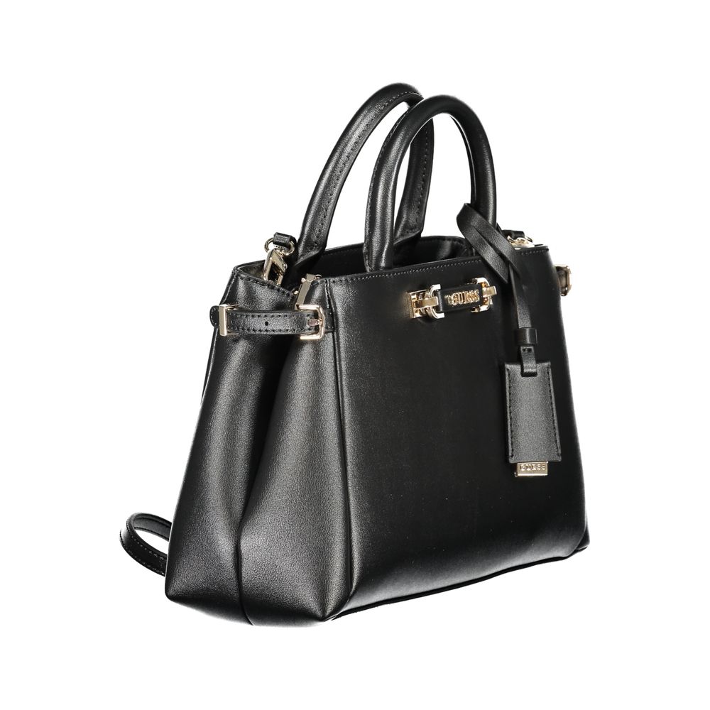 Guess Jeans Nero Poliuretano Women Handbag - HBPS Beauty & Fashion
