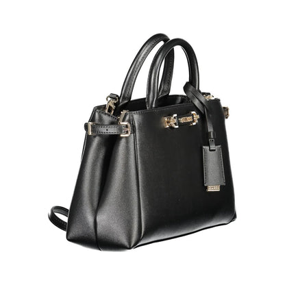 Guess Jeans Nero Poliuretano Women Handbag - HBPS Beauty & Fashion