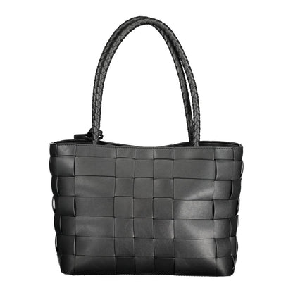 Guess Jeans Nero Poliuretano Women Handbag - HBPS Beauty & Fashion