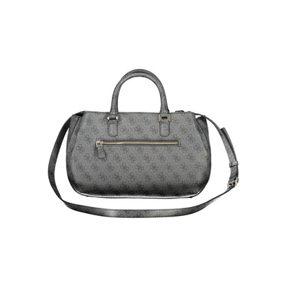 Guess Jeans Nero Poliuretano Women Handbag - HBPS Beauty & Fashion