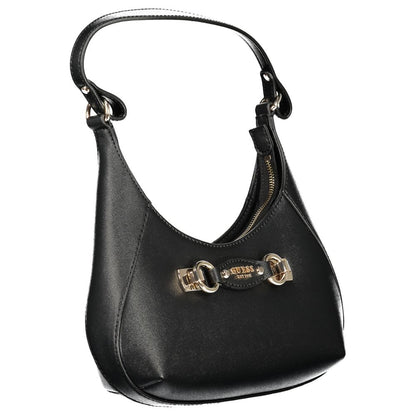 Guess Jeans Nero Poliuretano Womens Handbag - HBPS Beauty & Fashion