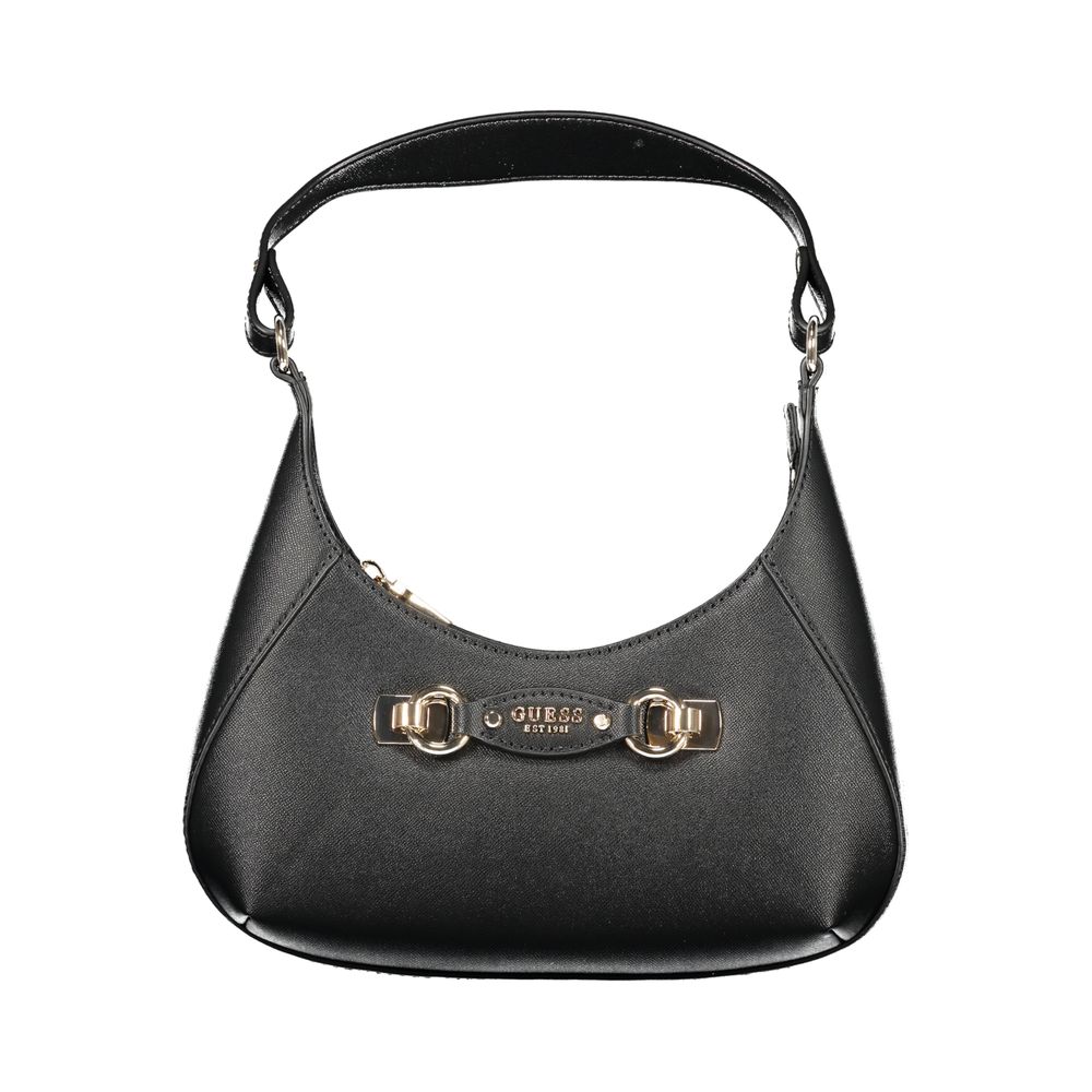 Guess Jeans Nero Poliuretano Womens Handbag - HBPS Beauty & Fashion