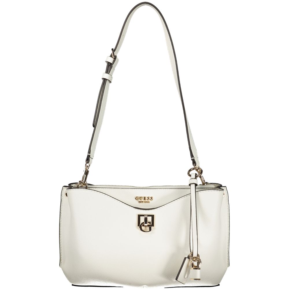 Guess Jeans White Polyurethane Women's Bag - HBPS Beauty & Fashion