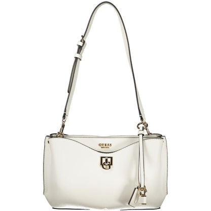 Guess Jeans White Polyurethane Women's Bag - HBPS Beauty & Fashion