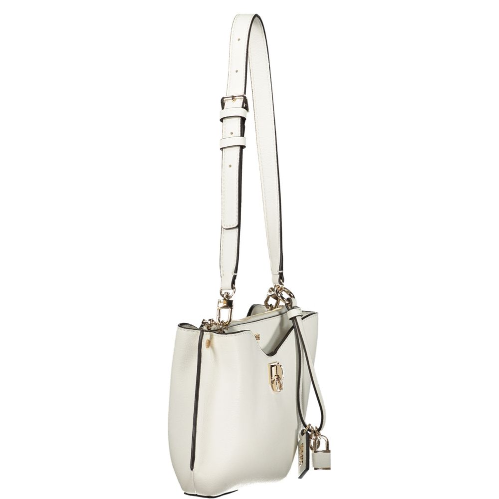 Guess Jeans White Polyurethane Women's Bag - HBPS Beauty & Fashion