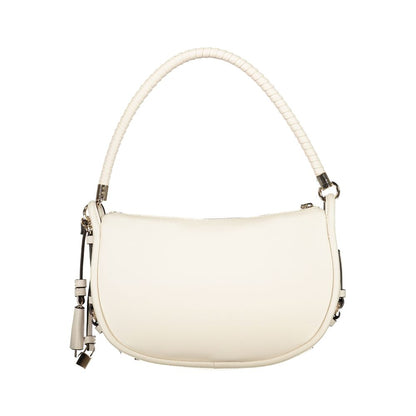 Guess Jeans White Polyurethane Women's Handbag - HBPS Beauty & Fashion