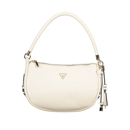Guess Jeans White Polyurethane Women's Handbag - HBPS Beauty & Fashion