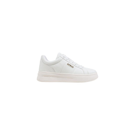 Guess White Polyethylene Platform Sneakers - HBPS Beauty & Fashion