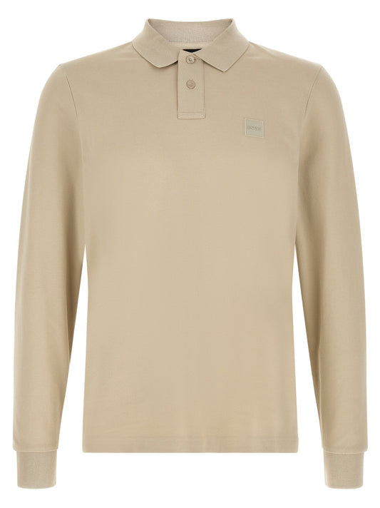 Hugo Boss Beige Cotton Polo Shirt - HBPS Beauty & Fashion
